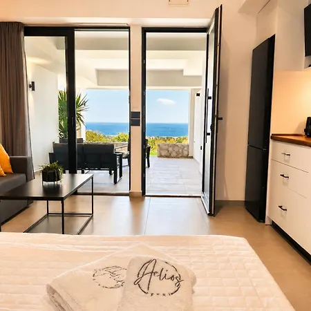 דירה Aelios Petra Sea View 5 אסגורו