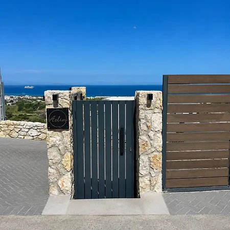 Aelios Petra Sea View 5 דירה אסגורו